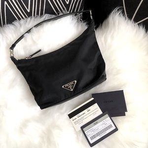 SOLD Authentic PRADA small nylon handbag